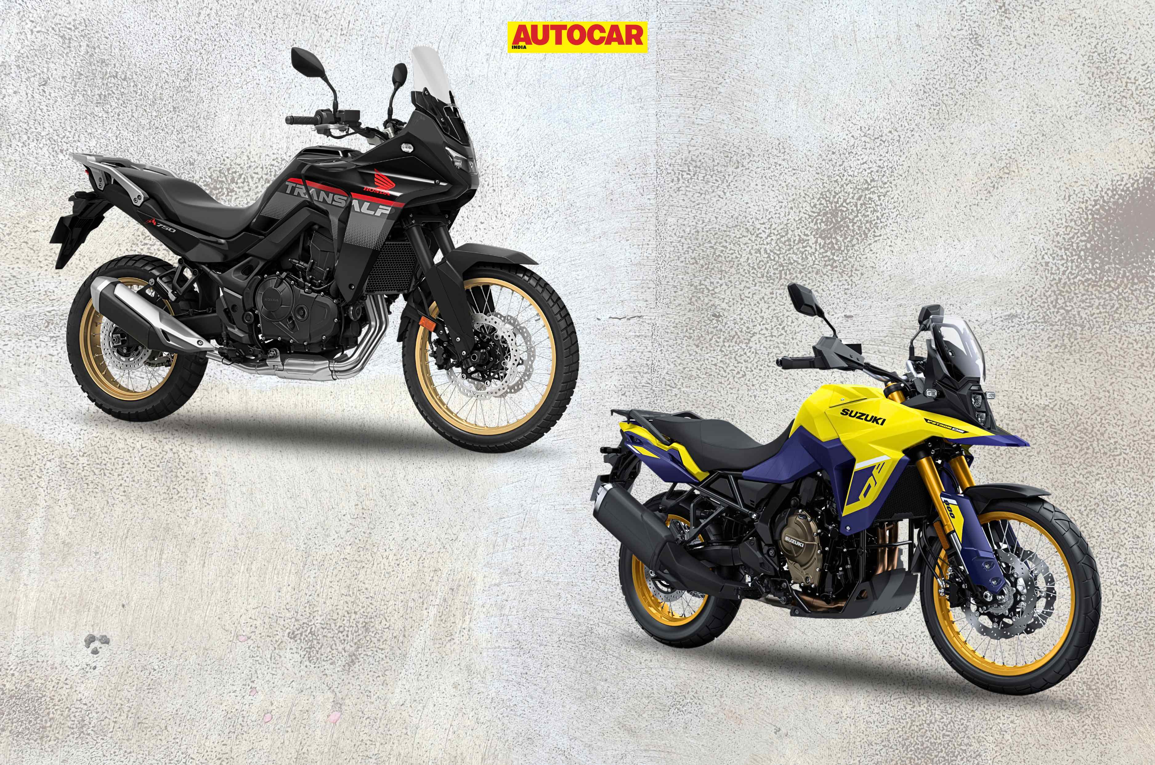 Honda XL750 Transalp vs Suzuki V Strom 800 DE: price and specifications compared